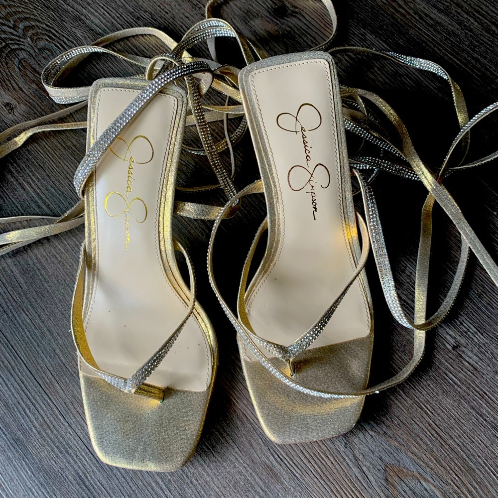Jessica Simpson kelsa 2 rhinestone sandals